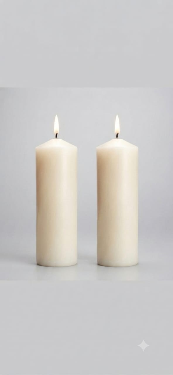 White Rose Dome & Candle Set - photo 2
