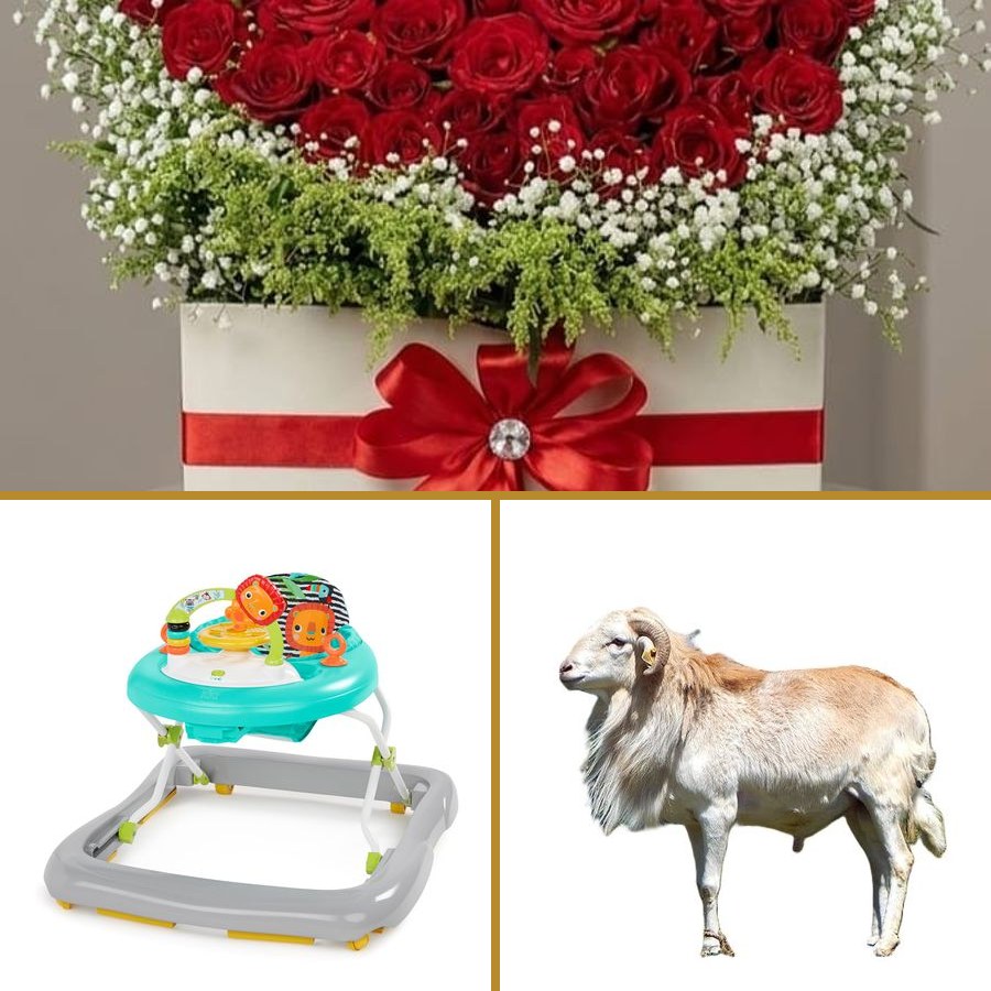 Aras Package - Flowers, Baby Walker & Sheep