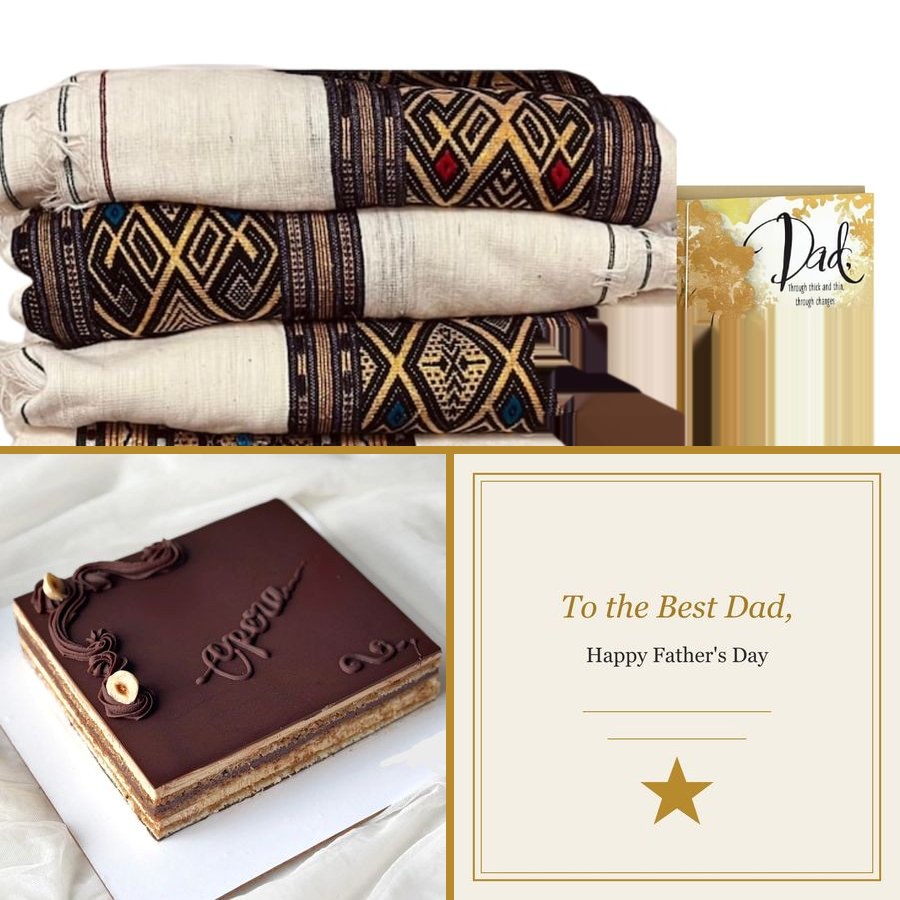 Father's Day Gabi, Cake & Custom Card Package