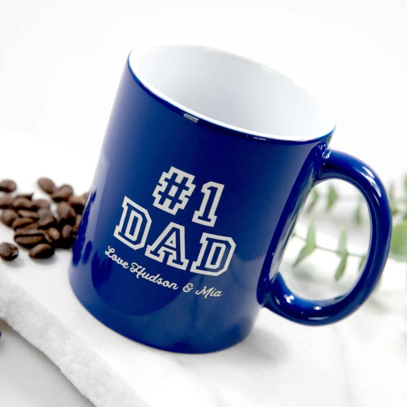 "#1 Dad" Personalized Mug