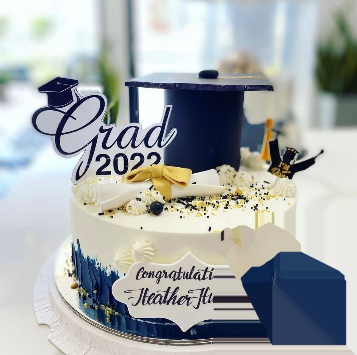 Fondant Graduation Cake