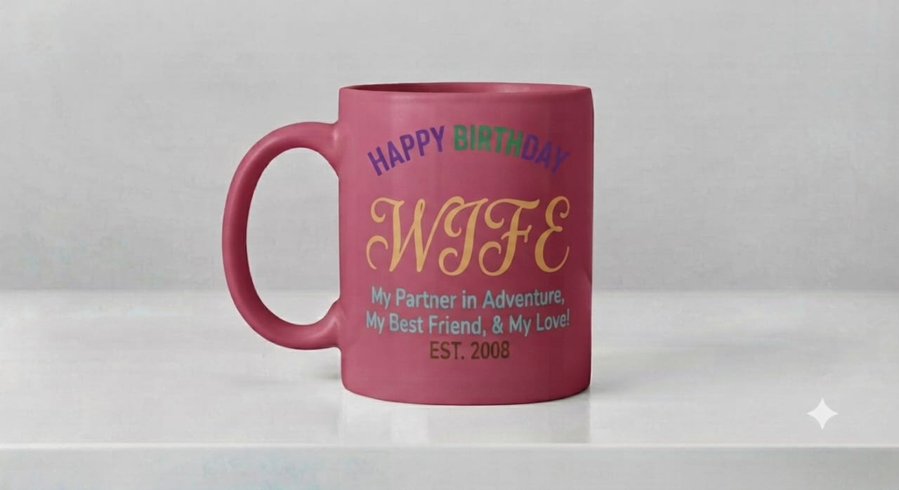 Happy Birthday Personalized Mug - photo 2