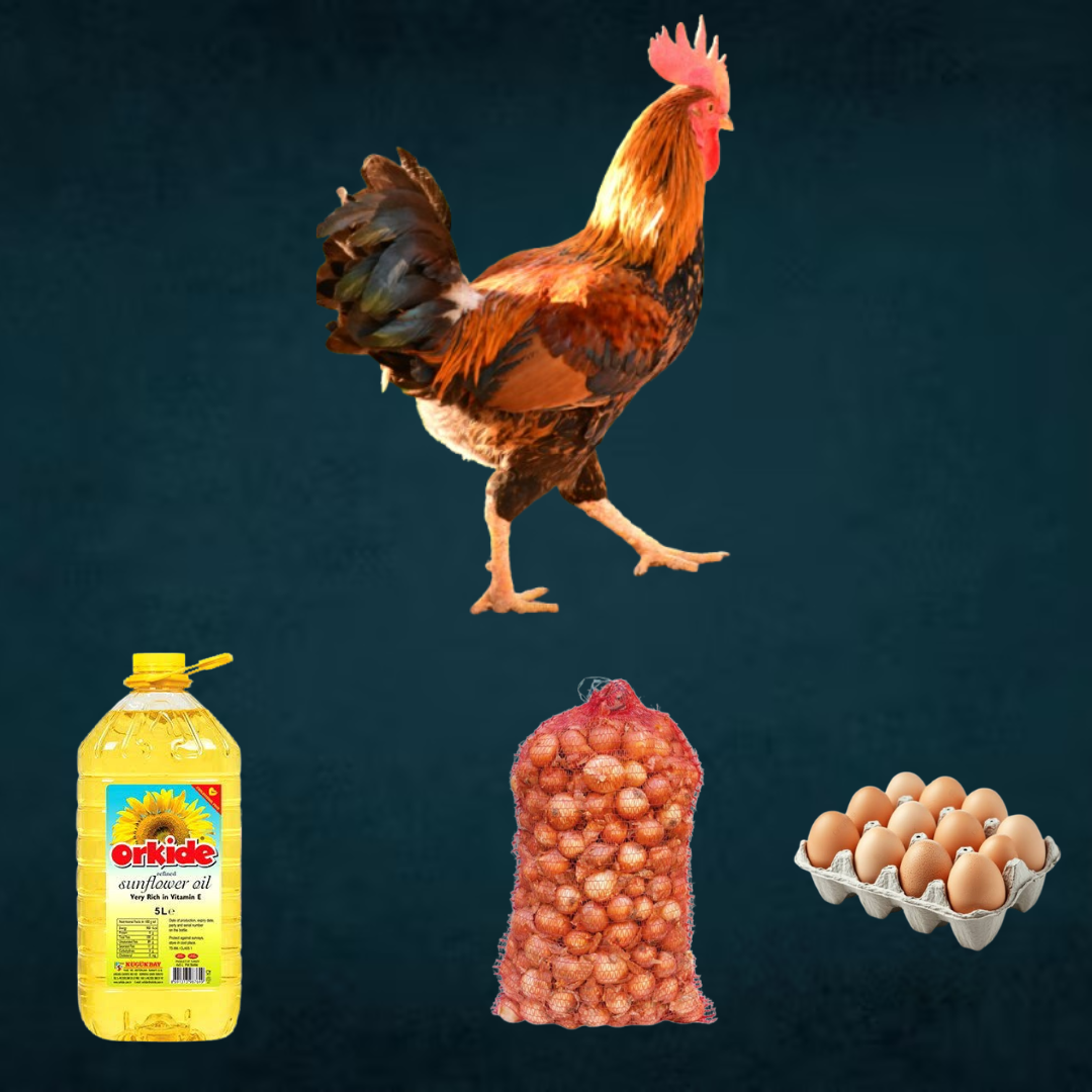 Holiday Essentials Package - Chicken, Eggs, Onions & Oil