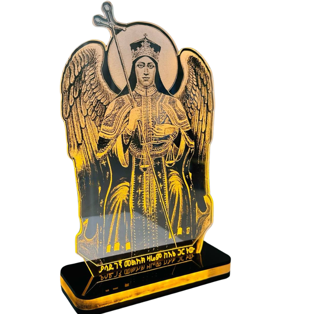LED Religious Icon on Acrylic Base