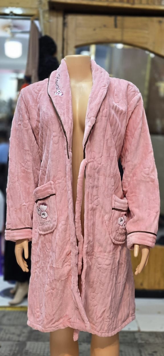 New Mom Plush Robe