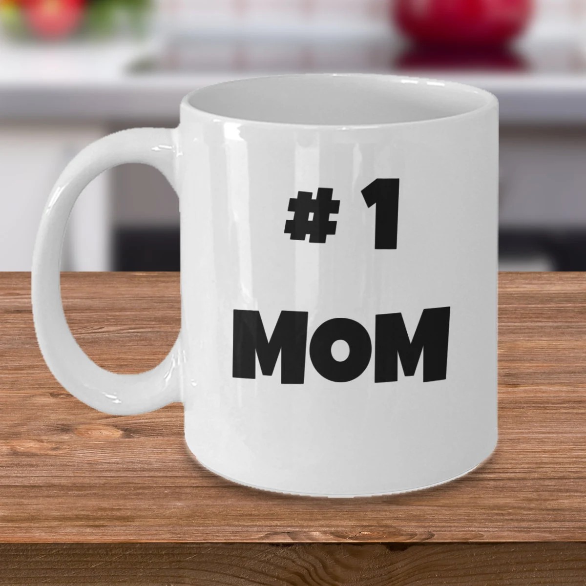 "#1 Mom" Personalized Mug
