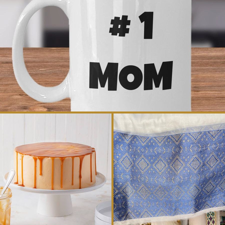 Mother's Day Mug, Cake & Scarf Package