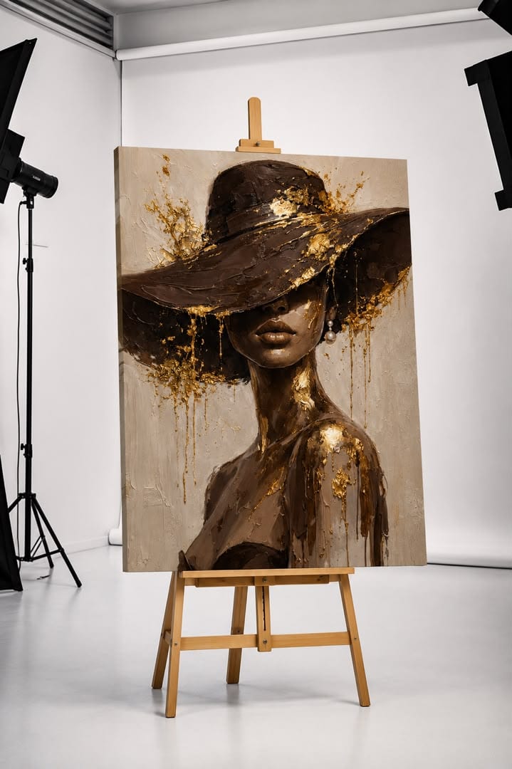 Lady in the Golden Hat